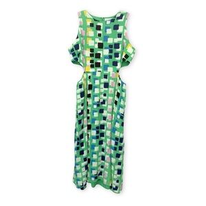 Corey Lynn Calter Anthropologie Women’s Mint Geometric Cutout Sundress - Size XL